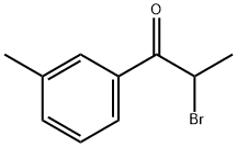 структура 2-bromo-3-methylpropiophenone