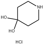 структура хлоргидрата 4,4-Piperidinediol