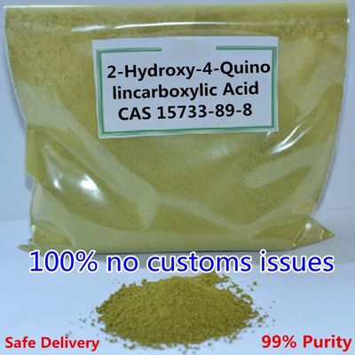 Порошок CAS 15733-89-8 очищенности 2-Hydroxy-4-Quinolincarboxylic 99% кисловочный