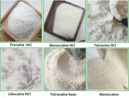 Порошок Benzocaine CAS 94-09-7 белый для фармацевтической продукции